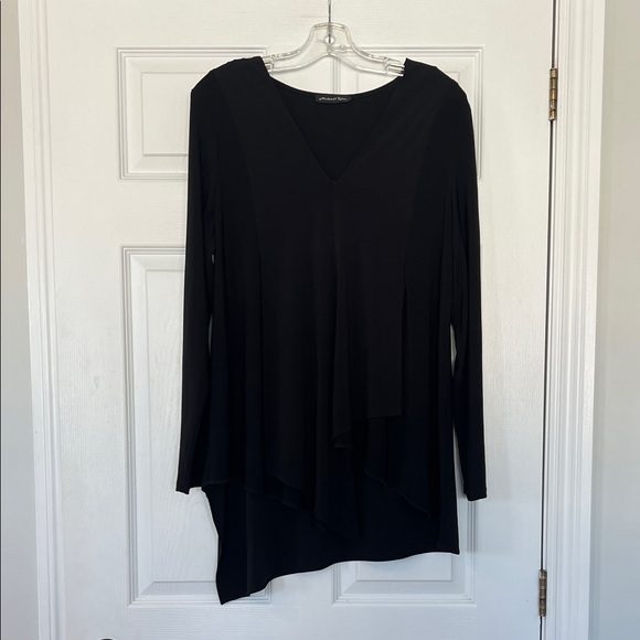 Michael Tyler Tops - 🎉3 for $20🎉 Chic Black Asymmetrical Tunic Top